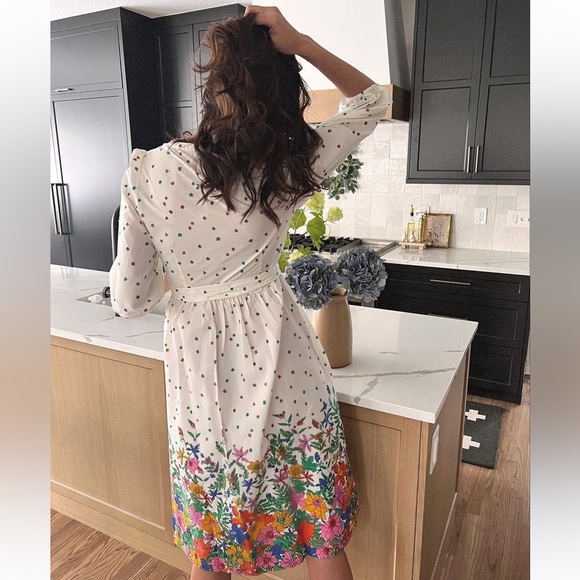 POPLIN SHIRTDRESS - BLISSFUL FLORAL - Picture 2 of 5